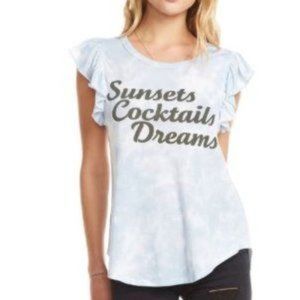 Chaser flutter sleeve tee Cocktail Dreams top
